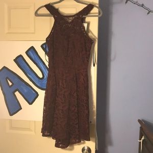 Maroon dress